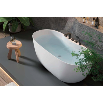 AQ-1155778 АПОЛО Ванна акриловая, отдельностоящая, 1700780600. В комплекте со сливом и ножками. Цвет белый глянцевый. AQ-1155778-4