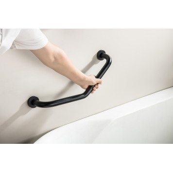 AQ4997MB поручень 425 мм, матовый черный AQ4997MB-2