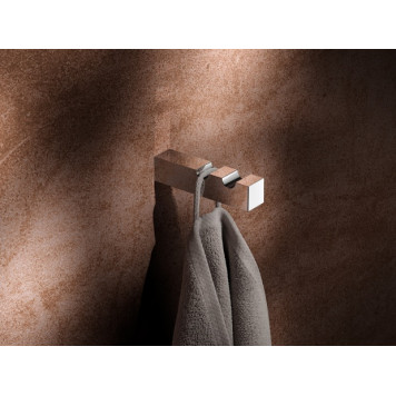 19115010000 EDITION 90 Square Крючок для полотенца двойной, хром 19115010000-1