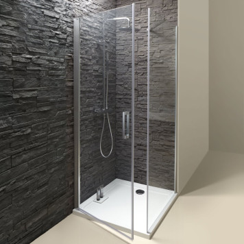 CONTRA E22T81-GA Дверь на петлях 80 см, серебро E22T81-GA-2