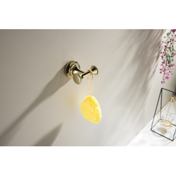 AQ4502PG КЛАССИК крючок двойной, полир. золото AQ4502PG-1