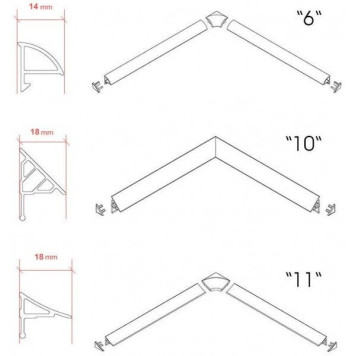 Универсальная декоративная планка 10/1100 белая XB451100001-1