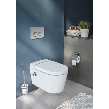 5176B003-6233 Безобод. подвесной унитаз VitrA Nest (c фу-цей биде, встр. смес., бачок VitrA Fresh для моющего ср-ва), дюропласт, МЛ 5176B003-6233-6