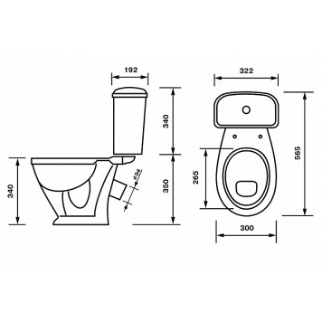47901110022 Унитаз-компактДетскийСтандарт, нижний подвод воды, косой выпуск(старый арт. 47901130022 ) 47901110022-4