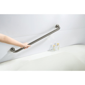 AQ4996BGM поручень 650 мм, оружейная сталь (шлиф. черный хром) AQ4996BGM-4