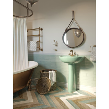 131116S0011B0 Умывальник Виктория с переливом белый 564х453 1.3111.6.S00.11B.0-4