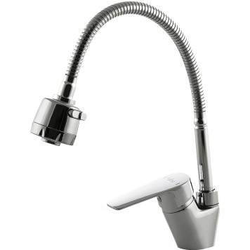 S35-26 Смеситель одноручный (35мм) для кухни с гибким изливом, хром S35-26-2