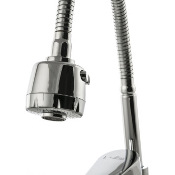 S35-26 Смеситель одноручный (35мм) для кухни с гибким изливом, хром S35-26-4