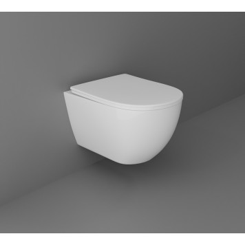 AQ1900T-00 ЕВРОПА Унитаз-компакт подвесной безободковый 490360320мм, смыв TORNADO, тонкое сиденье с механизмом плавного закрывания, крепеж AQ1900T-00-10