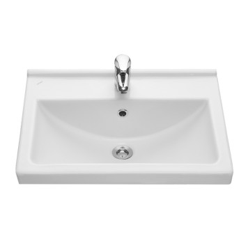 131153S0011B0 Умывальник Визит-55 с переливом белый (требуются кронштейны 1.8937.0.S99.980.5) 400х550 1.3115.3.S00.11B.0