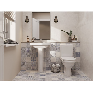 131153S0011B0 Умывальник Визит-55 с переливом белый (требуются кронштейны 1.8937.0.S99.980.5) 400х550 1.3115.3.S00.11B.0-3