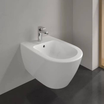 VilleroyBoch Subway 2.0 Биде подвесное 37.5х56.5х28см., 1 отв., цвет: альпийский белый. 54000001-2