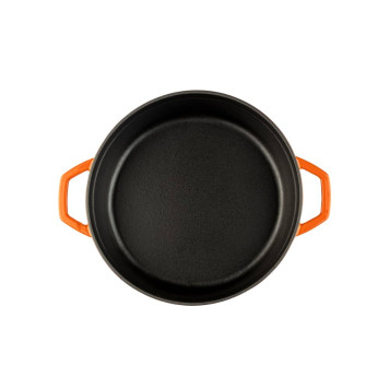 Неглубокая кастрюля HS Y KT 28 ORANGE-1