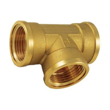 Тройник резьбовой латунный Smart Install В/В/В 3/4‘’. 52542S