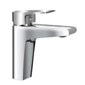 AQMP6121 Prato Смеситель для раковины, со сливным гарнитуром, подводка ½ Хром AQMP6121