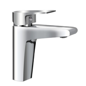 AQMP6121 Prato Смеситель для раковины, со сливным гарнитуром, подводка ½ Хром AQMP6121