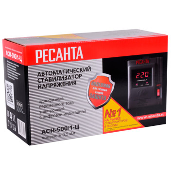 Стабилизатор напряжения Ресанта АСН-500/1-Ц-4