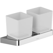Держатель с двумя стаканами (стекло) TD 220.00 X07P322