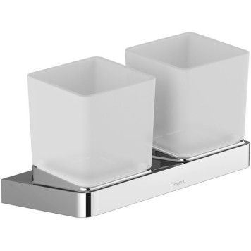 Держатель с двумя стаканами (стекло) TD 220.00 X07P322