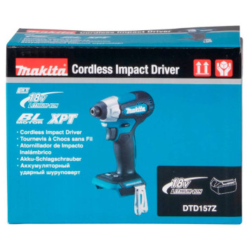 Шуруповерт аккумуляторный ударный Makita DTD157Z (без акк, без з/у)-11