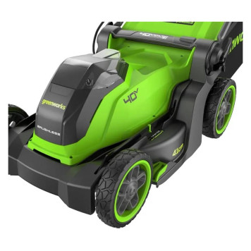 Газонокосилка аккумуляторная Greenworks GD40LM411, 40V ( без АКБ и ЗУ)-7