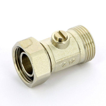 Узел радиаторный со встроенным краном НВ UNI-FITT 3/4ЕК х 3/4ЕК прямой-4