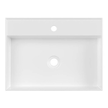 Alice Hide Раковина 60x45х13.5см., подвесная, 1 отв., цвет: белый глянцевый. 31230101S-1