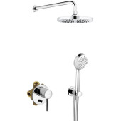 Kludi 38 630 0576 Bozz Набор для комплектации душа 7в1, Ø200/96 мм, 1/1 режим 386300576 Kludi 38 630 0576 Bozz Набор для комплектации душа 7в1, Ø200/96 мм, 1/1 режим 386300576