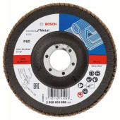 Круг тарельчатолепестковый Bosch Ф125 Metal угловой К 80 (658)