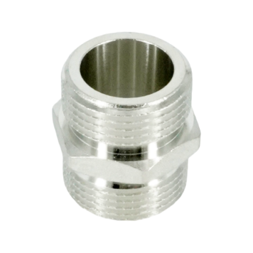 Ниппель, ELSEN, TIN латунь, НН, 1, 1, равнопроходной, CN