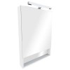 Roca The Gap Original Зеркальный шкаф 80x12.9x85см, с LED-светильником, блоком с розеткой, цвет: белый матовый. Z.RU93.0.275.0