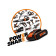 Угловая шлифмашина аккумуляторная WORX WX800,20В, 115 мм, 2*2,0Ач, кейс