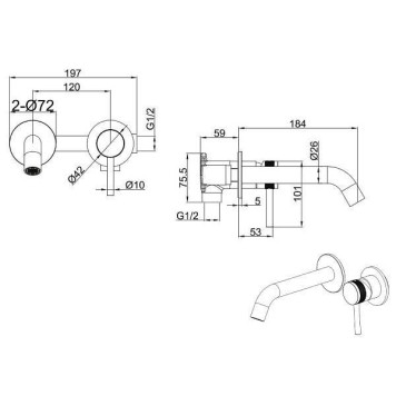 Allen Brau Priority Смеситель для раковины, с внутренней частью цвет: хром 5.31030-00-1