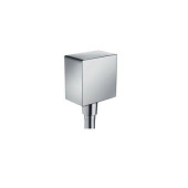 Шланговое подсоединение, Hansgrohe, FixFit Square, цвет-хром