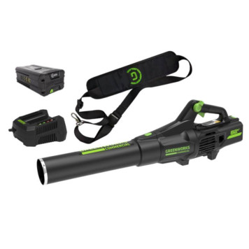 Воздуходувка аккумуляторная Greenworks GD82ABIIk5, 82v (АКБ 5 А·ч и ЗУ)