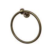 DevonDevon First Class Полотенцедержатель кольцо  19.2см., подвесной, цвет: бронза. DD33320BR