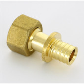 Муфта аксиальная-В 16 x 1/2 с накидной гайкой, плоской прокладкой