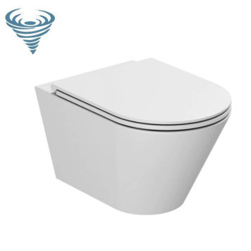 Azzurra Forma Унитаз подвесной 54х37см, TORNADO бесшумный, цвет: белый