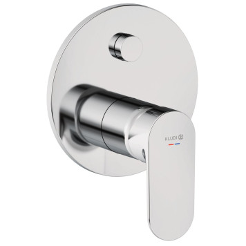 Kludi 327590575 X1 встраиваемый смеситель для ванны и душа, хром 327590575