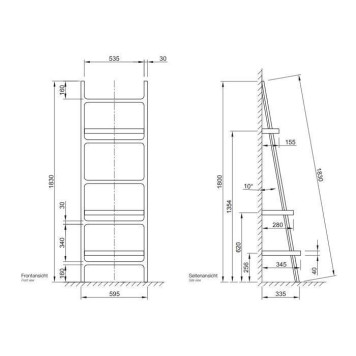 Decor Walther Basket Tab2 Лоток универсальный 30x16см, настольный, цвет: ротанг темный. 0932092-1