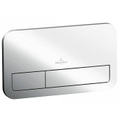 VilleroyBoch ViConnect Клавиша смыва для подвесного унитаза, цвет: хром глянцевый. 92249061