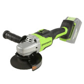 Машина шлифовальная угловая аккумуляторная Greenworks GD24AG( Акб 2 Ач и ЗУ)