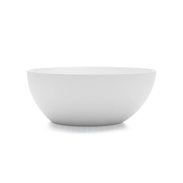 Gruppo Treesse Bali Ванна отдельностоящая 160x85x62h cм, с сливом-переливом и сифоном, Solid Surface, цвет: белый матовый-3