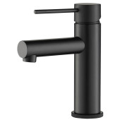 Timo 2361/03F Saona Смеситель для раковины 95 мм, гладкий, CoolStart, черный 2361/03F