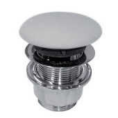 Globo Выпуск для раковины c переливом, click-clack, цвет: белый. FI012BI