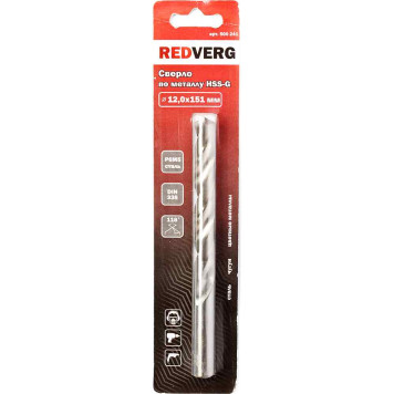 Сверло по металлу REDVERG HSS-G 12 мм(500241)