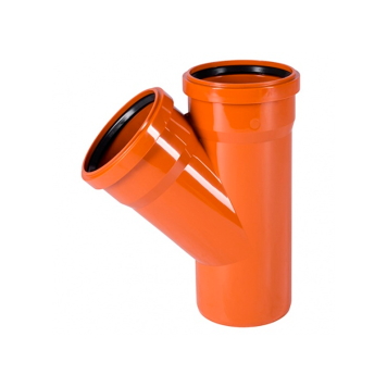 Тройник Ostendorf KGEA 110/110x45°, Ger 220300