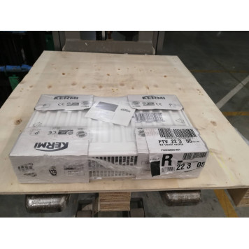 Радиатор панельный, Kermi, therm-x2 Profil-V, профильный, FTV 22, глубина, мм-100, высота, мм-300, длина, мм-500, X2 Inside, тип подключения-R, нижнее справа, с термостатическим вентилем, рабочее давление, бар-10, цвет-RAL 9016 (белый)