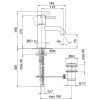 Fantini Nostromo Смеситель для раковины, 1 отверстие, цвет: хром
