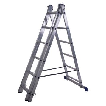Лестница трёхсекционная универсальная 6 ступеней AL306-2